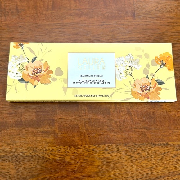 Laura Geller Wildflower Wishes Eyeshadow 14 Multi Finish Eyeshadows - Picture 1 of 9
